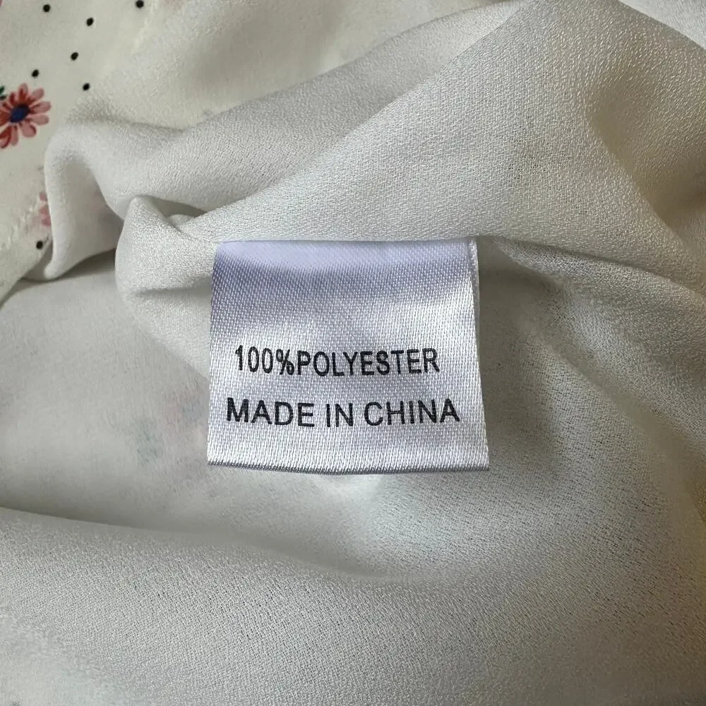 Princess Polly Skirt Adelina Mini Floral White Size 4 - Picture 7 of 7